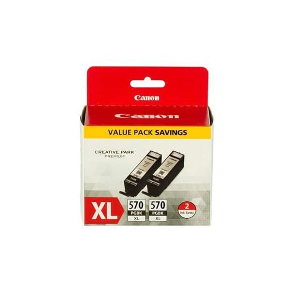 Tinteiro Canon PGI-570 PGBK XL Twin Pack - 0318C007
