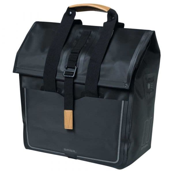 Basil Saco para Bicicleta Urban Dry Shopper 25l Black Black
