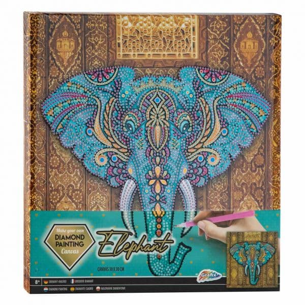 Grafix Pinta com Diamantes Elefante 30x30