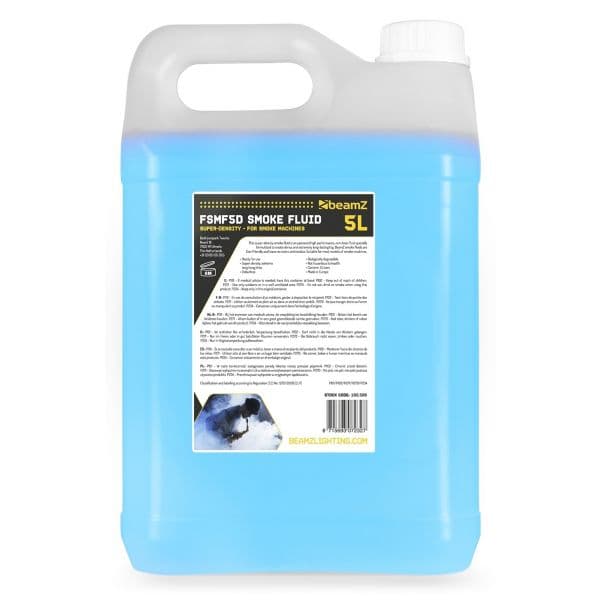 Beamz Liquido P/ Máquinas de Fumo (muito Alta Intensidade) 5L - 160.586