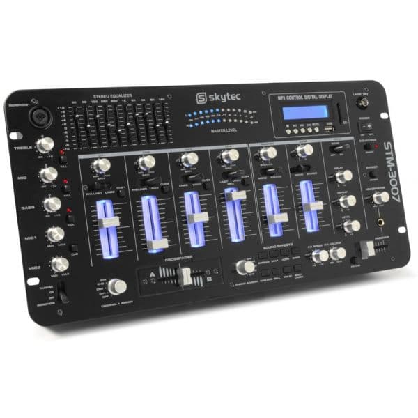 Skytec STM-3007 6 Canais Mixer Mistura Bluetooth USB