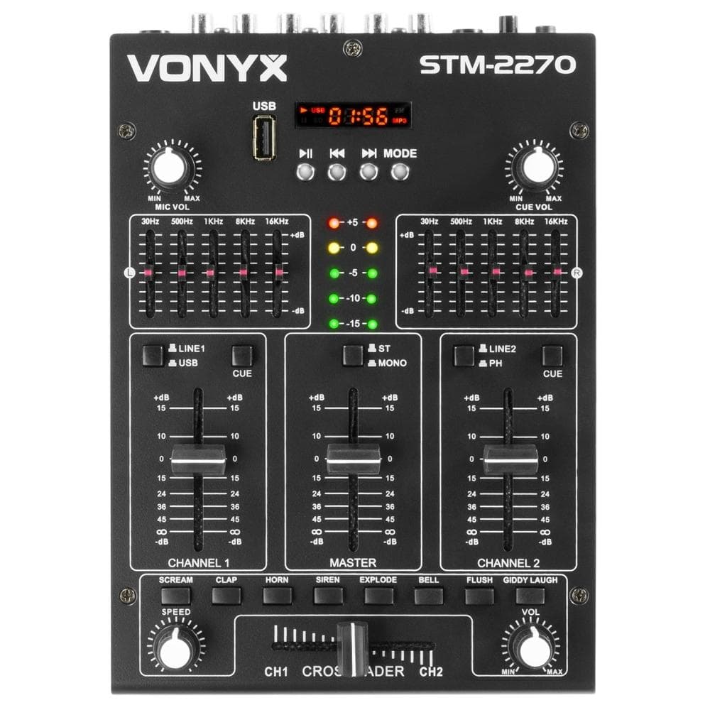 Skytec STM-2270 Misturador de 4 Canais Bluetooth