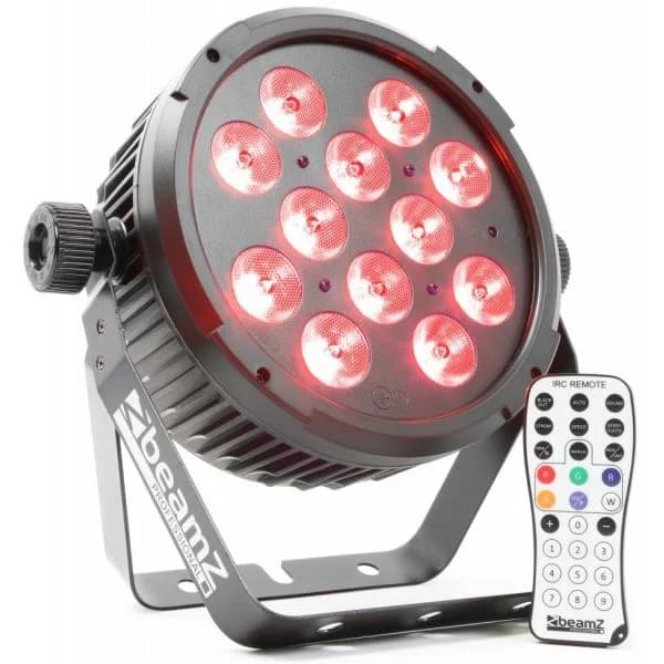 Beamz Projector led Par Slim 12x 8W (4 em 1) Rgba Dmx (BT310) - 151.313