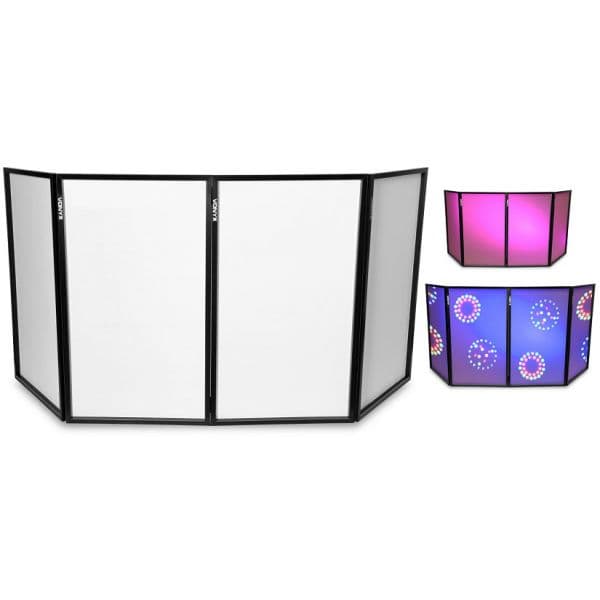 Vonyx Tela DJ Dobrável c/ 4 Paineis (120 x 70 cm) DB2