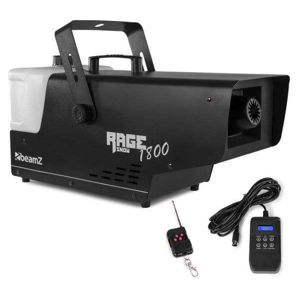 Beamz Máquina de Neve Dmx C/ Controlador e Temporizador s/ Fios (rage 1800 Snow) - 160.727