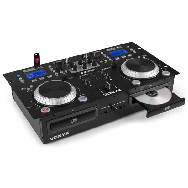 Vonyx Controlador Dj Duplo Amplificado CD/MP3/USB/BLUETOOTH (CDJ500) - 172.810