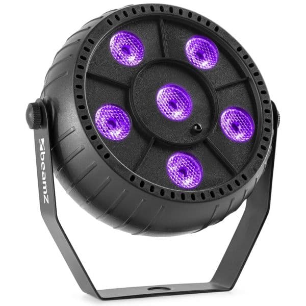 Beamz Projector Par 6x 1W Uv a Bateria (luz Negra) PLP14
