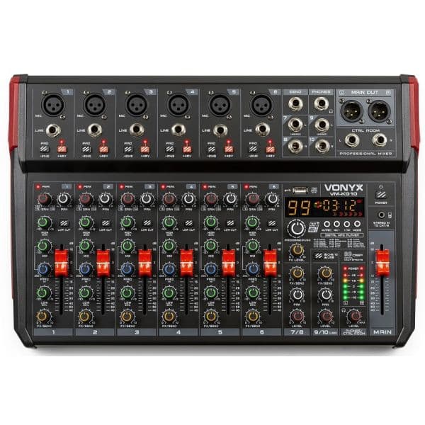 Vonyx Mesa de Mistura 10 Canais C/ Usb/bt/dsp (VM-KG10) - 172.598