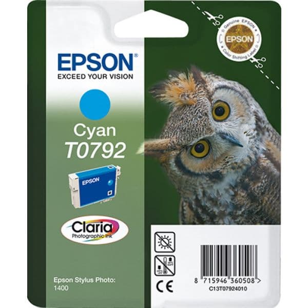 Tinteiro Epson T0792 Cyan C13T07924010