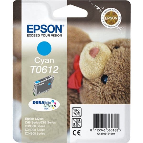 Tinteiro Epson T0612 C13T061240 Cyan