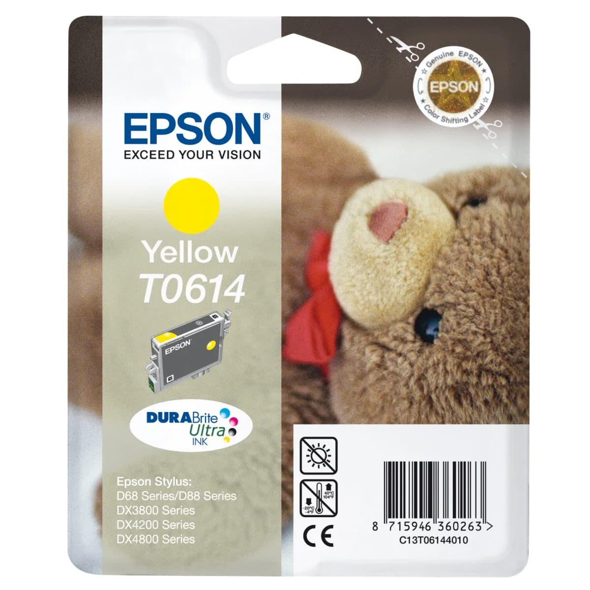 Tinteiro EPSON - C13T06144020 Amarelo