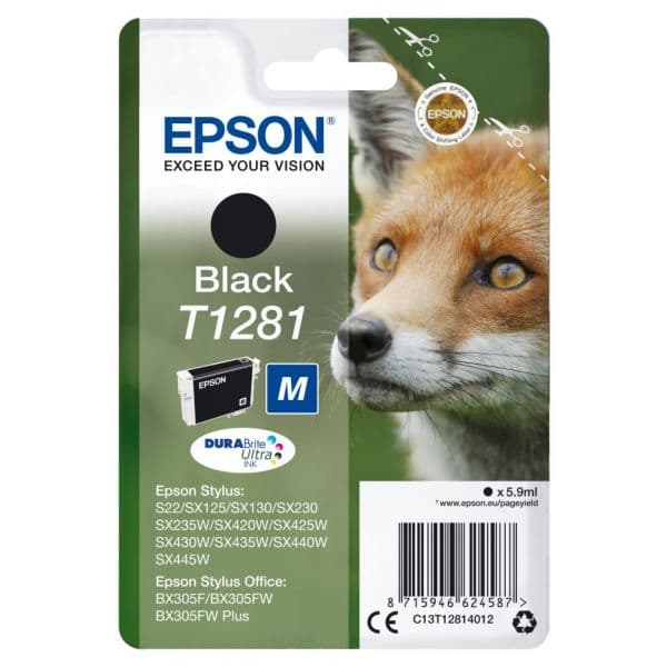 Tinteiro Epson T1281 C13T12814010 Black