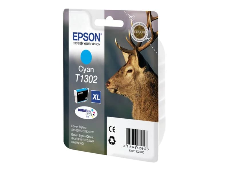 Tinteiro Epson T1302 C13T130240 Cyan