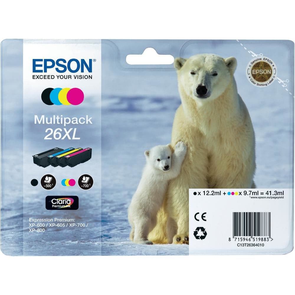 Tinteiro Epson 26XL T263640 Multipack - C13T26364010