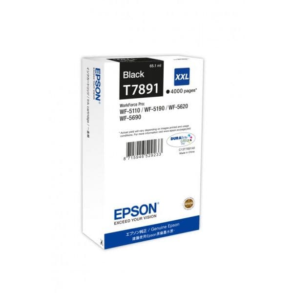 Tinteiro Epson T7891 XXL C13T789140 Black