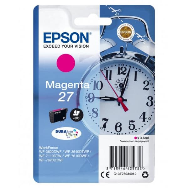Tinteiro Epson 27 C13T270340 Magenta