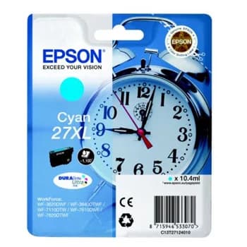 Tinteiro Epson 27XL C13T271240 Cyan