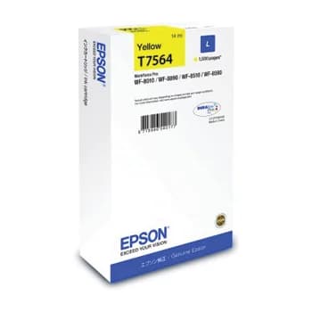 Tinteiro Epson L Amarelo p/ WF-8XXX - C13T756440