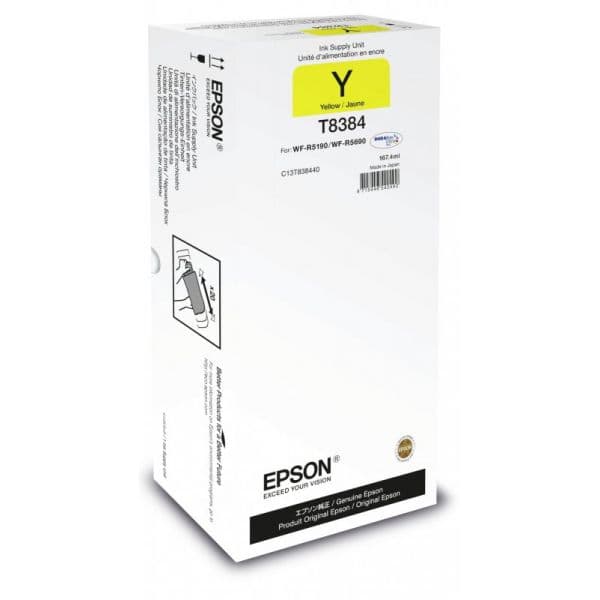 Tinteiro Epson Amarelo XL para WF-R5xxx - C13T838440