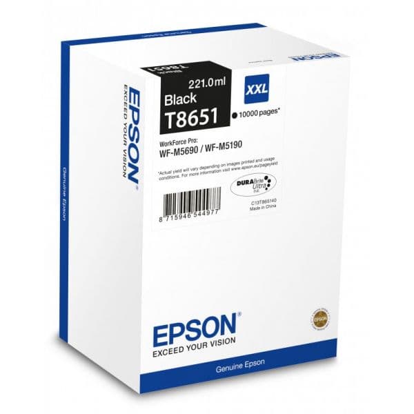 Tinteiro Epson 86XXL C13T865140 Black