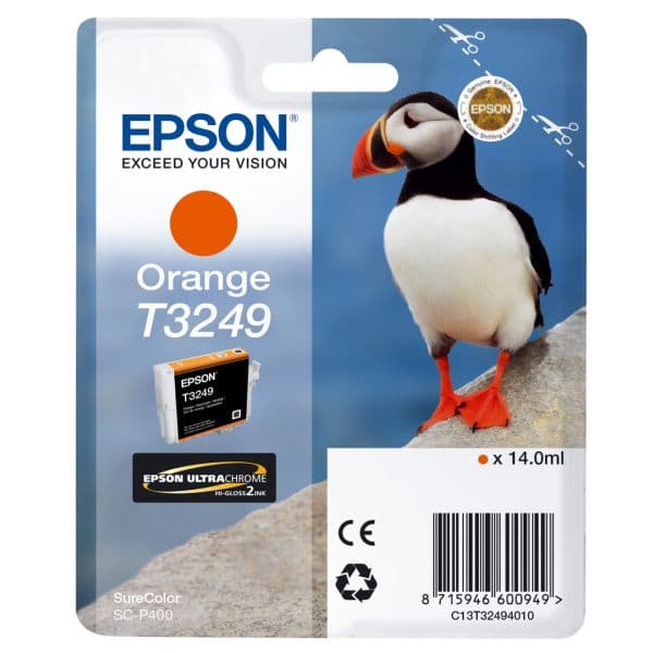 Tinteiro Epson T3249 C13T32494010 Orange