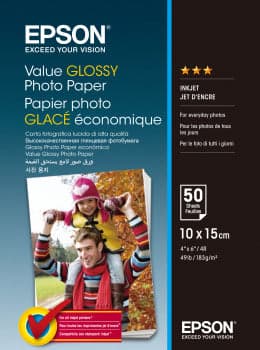Epson Value Glossy Photo Paper Brilho