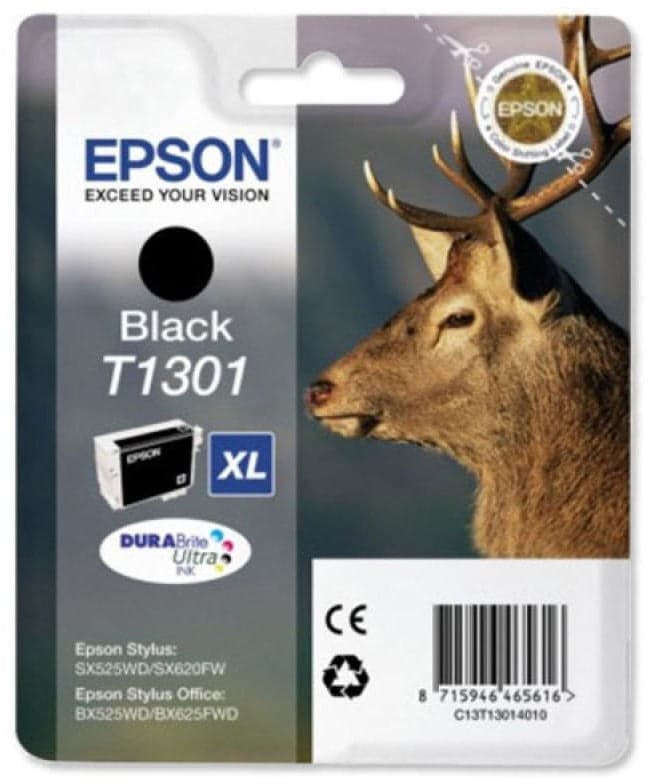 Tinteiro Epson T1301 XL Black C13T13014010