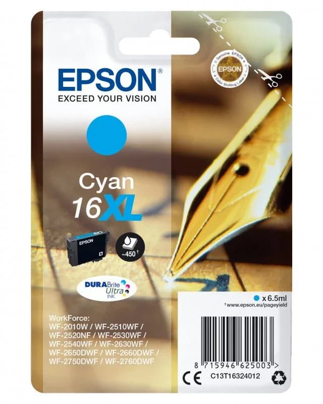 Tinteiro Epson 16 XL Ciano - Image 1