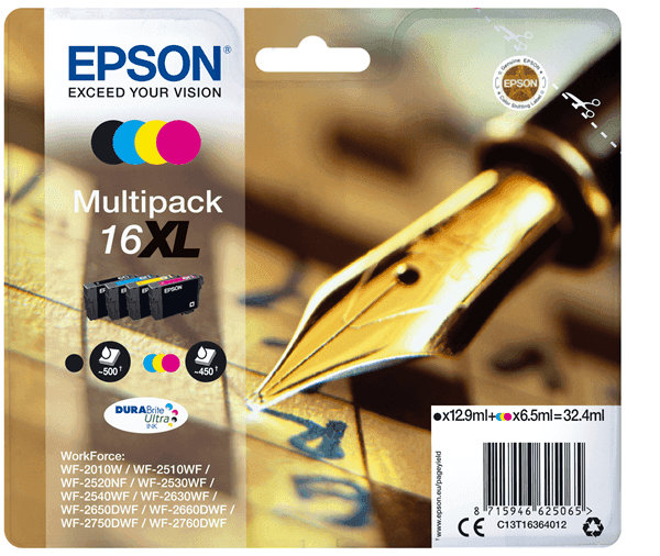 Tinteiro Epson 16XL C13T16364010 Multipack