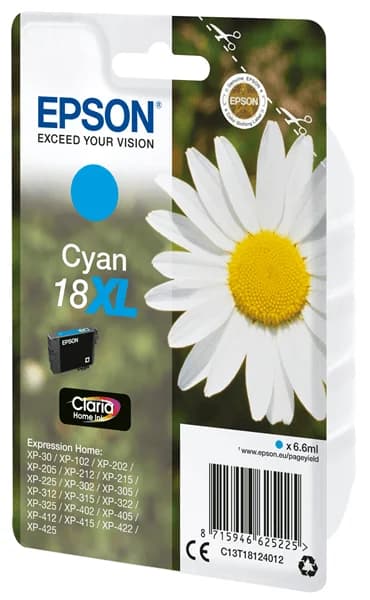 Tinteiro Epson 18XL C13T18124010 Cyan