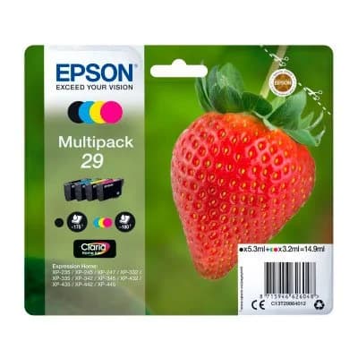 Tinteiros Epson Multipack 4-Colours 29 Claria Home Ink