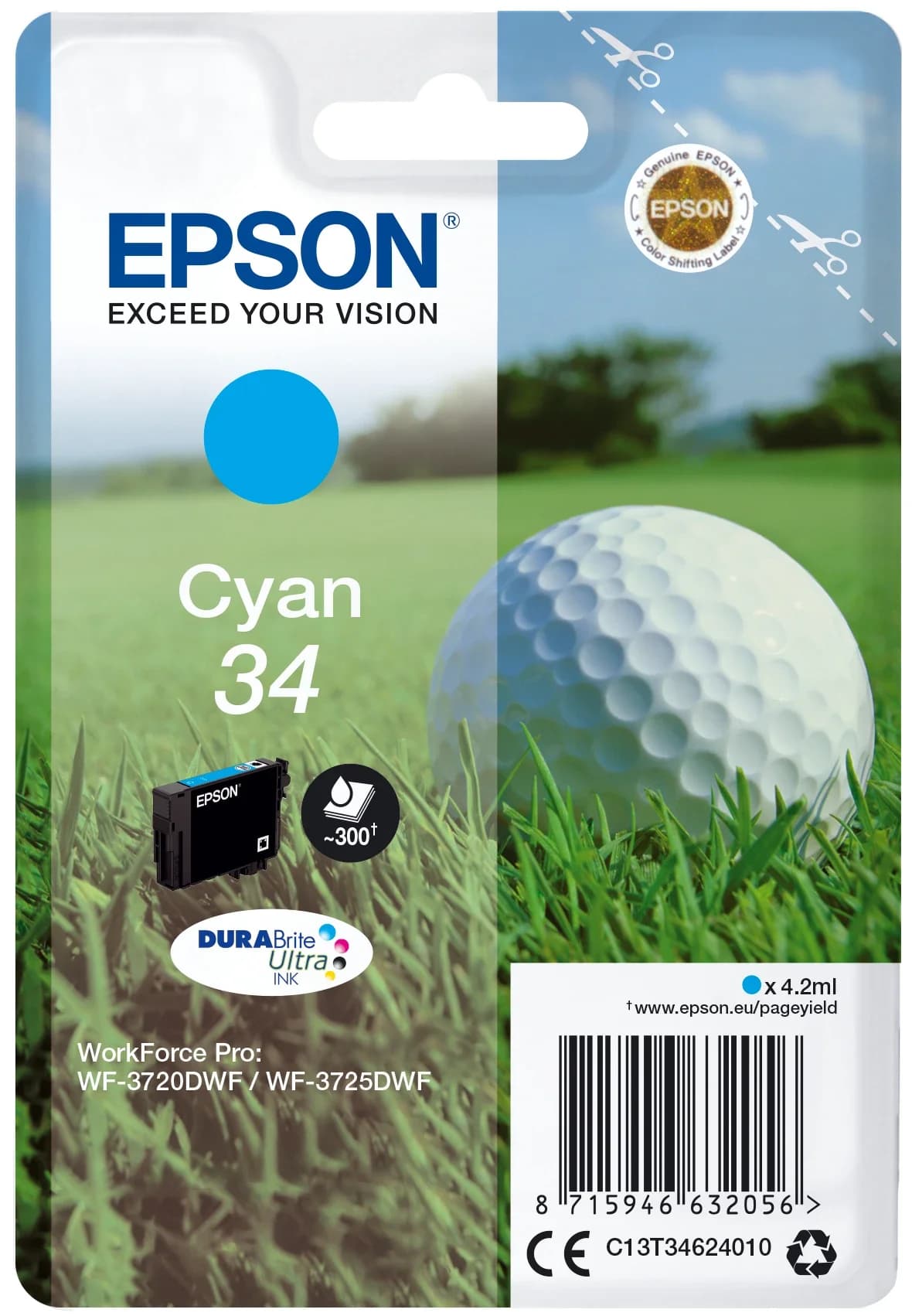 Epson Golf ball C13T34624020 tinteiro 1 unidade(s) Original Rendi