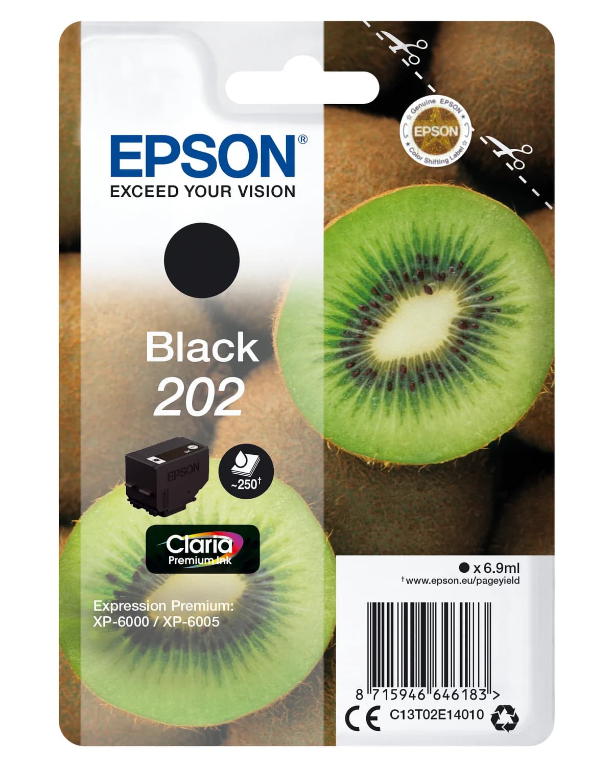 Tinteiro Epson 202 C13T02E140 Black
