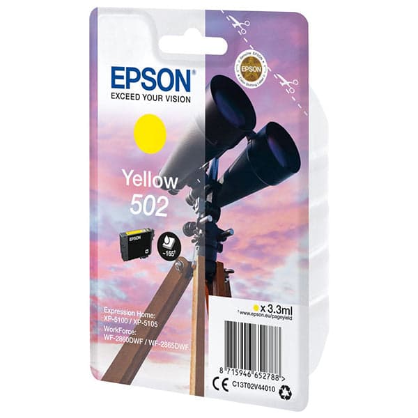 Tinteiro Epson Original Singlepack Yellow 502 Ink