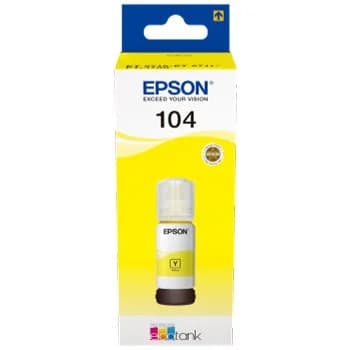 Tinteiro Epson 104 EcoTank Ink Bottle YL - C13T00P440