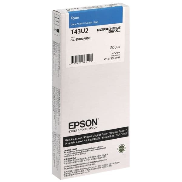Tinteiro EPSON T43U2 Azul