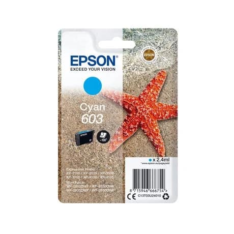 Tinteiro EPSON 603 Cyan C13T03U24020