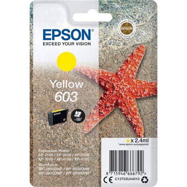 Tinteiro EPSON 603 Amarelo C13T03U44020