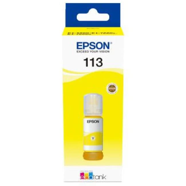 Frasco Epson 113 Amarelo Tinta Pigmentada Original 70ml
