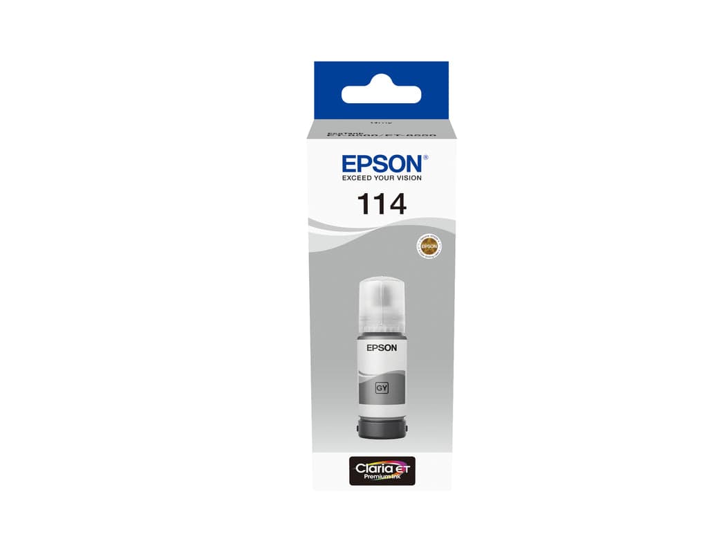 Tinteiro Epson Original 114 EcoTank Grey Ink Bottle