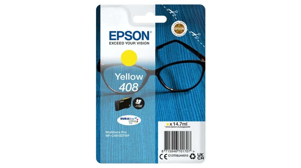Tinteiro Epson Tinteiro Amarelo 408