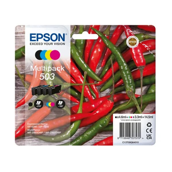 Tinteiro Epson Pack 4 Cores 503 C13T09Q64020