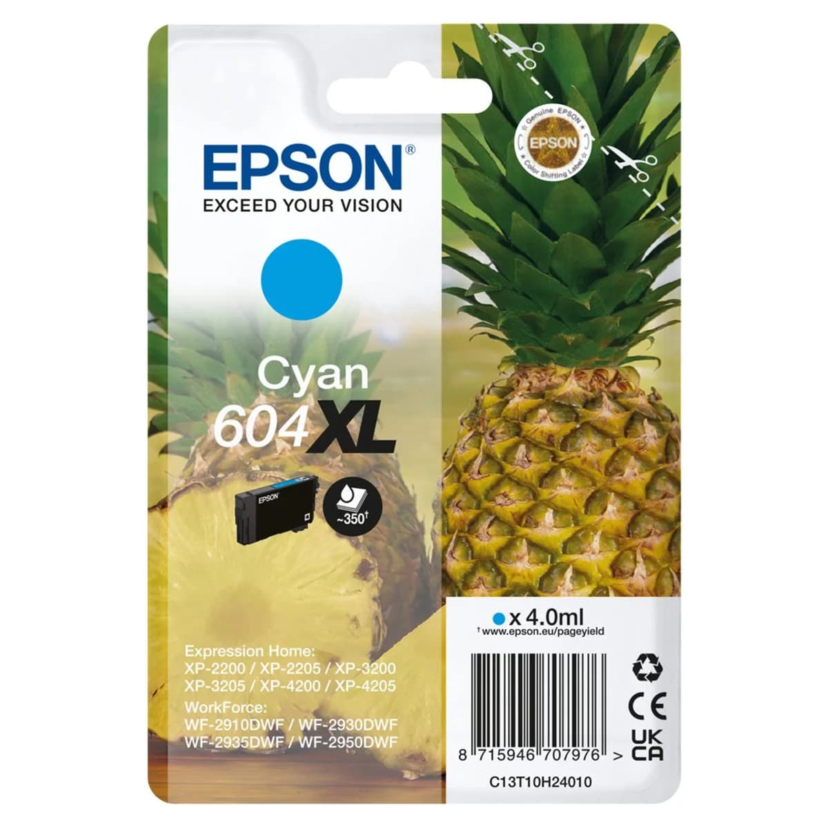 Tinteiro Epson Cyan 604XL