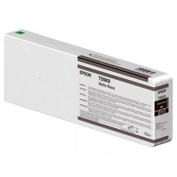 Tinteiro Epson T55K80N UltraChrome HDX/HD Matte Black 700ml