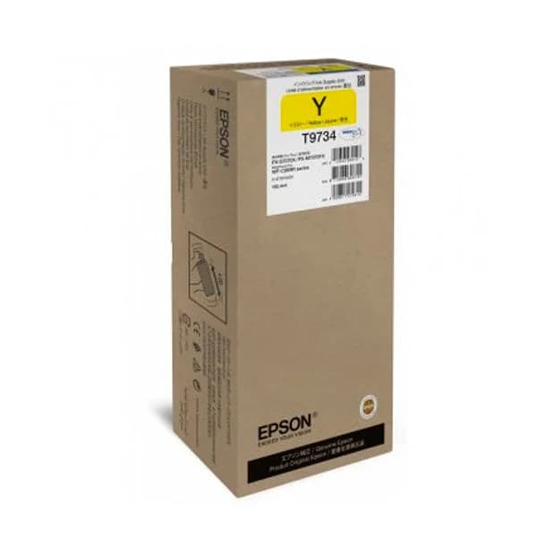 Tinteiro EPSON T973 Amarelo XL - Workforce Pro WF-C869
