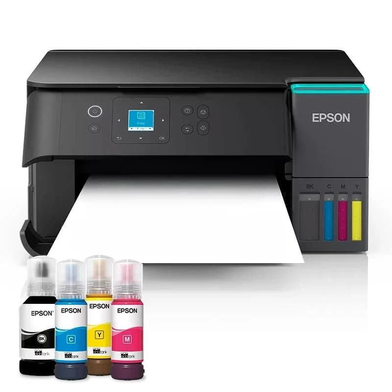 Epson Impressora Multifunções EcoTank ET-2950 Jato de Tinta Cores Wireless A4