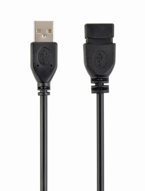 Gembird Cabo Extensão 3m Black USB 2.0 - CCP-USB2-AMAF-10