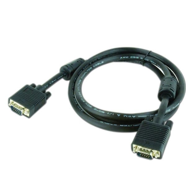 Gembird Cabo VGA HD15M M/M 1,8m Preto - CC-PPVGA-6B