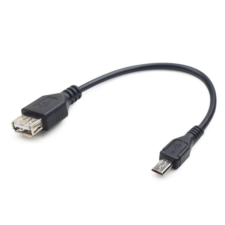 Gembird Cabo USB OTG Fêmea para Micro USB Cablexpert - A-OTG-AFBM-03