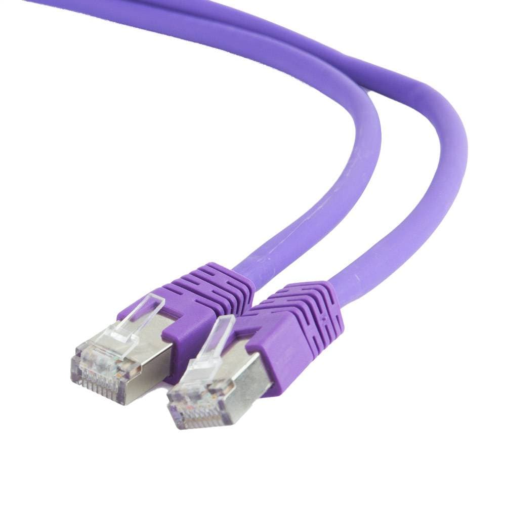 Gembird Cabo de Rede PP6A-LSZHCU-V-0.5M Cat6a S/FTP 0.5m LSZH Roxo